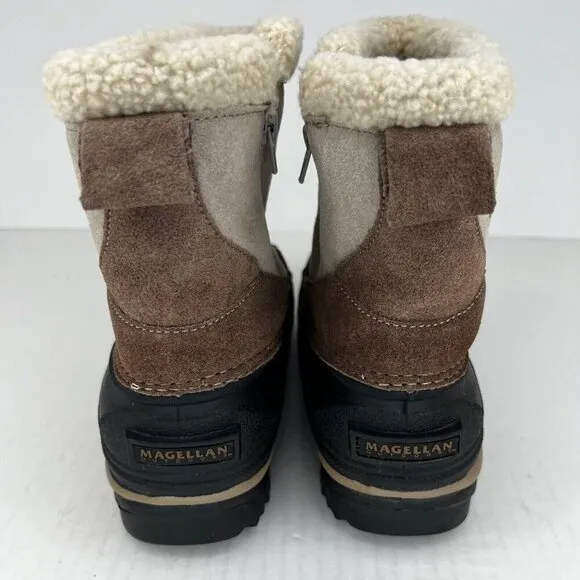 Magellan Womens FWMFFS4007 Suede Leather Duck Pac Warm Thinsulate Size 7 Boots