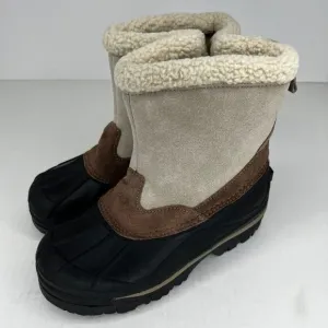 Magellan Womens FWMFFS4007 Suede Leather Duck Pac Warm Thinsulate Size 7 Boots