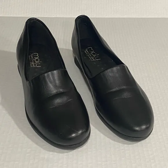 Malu, Eloa Leather Comfort Loafers, Academia, Preppy Mod, Travel, Workwear, Sz 8