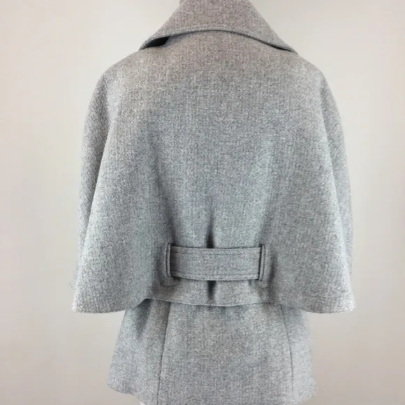 Marc New York by Andrew Marc Wool-Blend Cape Jacket | Size 10