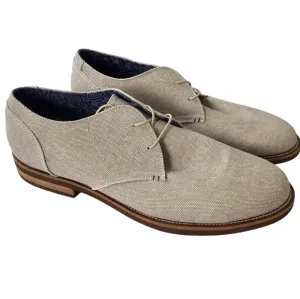 Margaritaville Mens Oxford Canvas Shoes Lace Up Tavern Canvas Blue Size 11