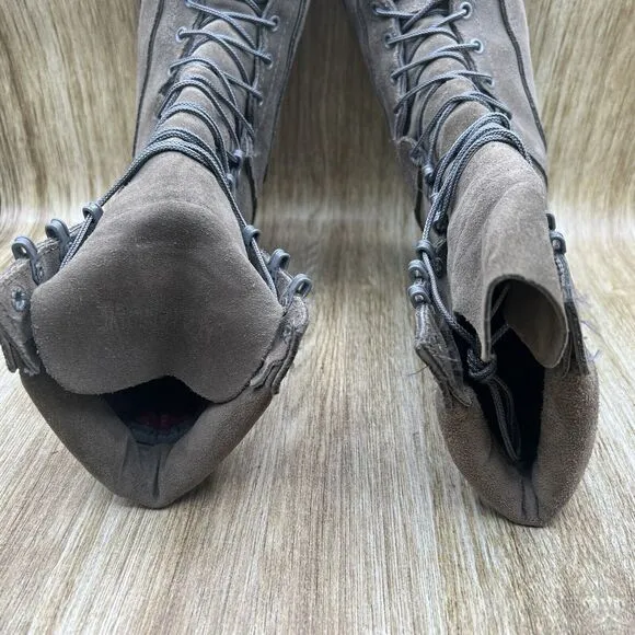 Matterhorn 10&quot; Field Boots Women's 7 Sage Green Suede Insulated Gore-tex CV8787‎