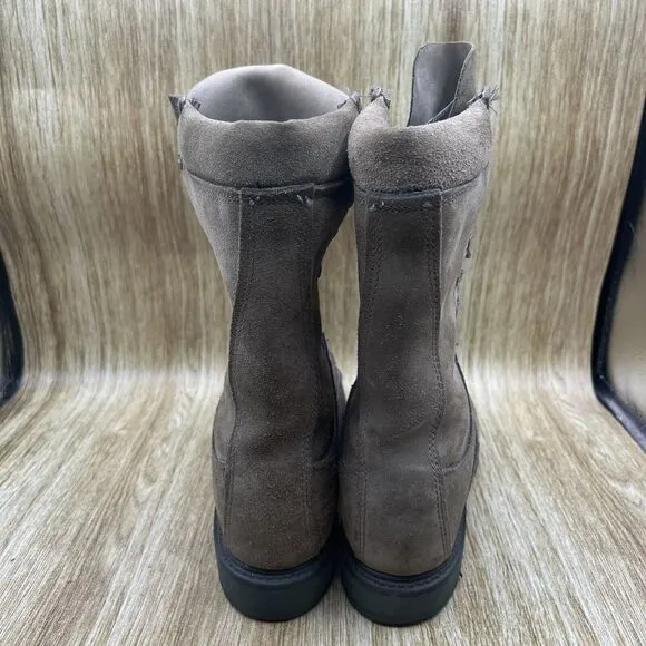 Matterhorn 10&quot; Field Boots Women's 7 Sage Green Suede Insulated Gore-tex CV8787‎