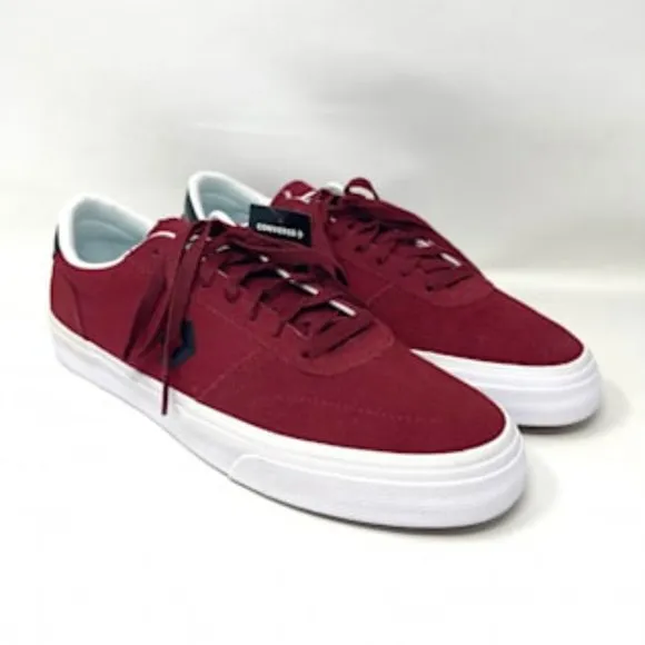 💖MEGA SALE💖Converse Boulevard  Men OX Back Alley Brick White Red  Nubuck 17072