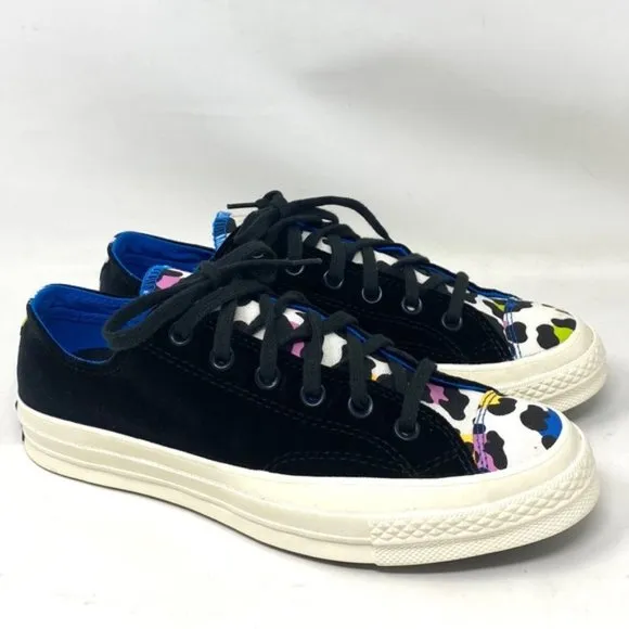 💖MEGA SALE💖Converse Chuck 70 OX Pattern Low Top Black Animal Women's 572393C
