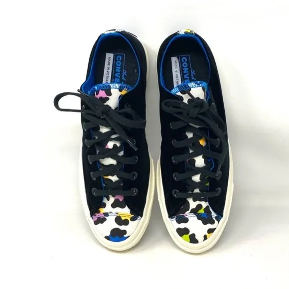 💖MEGA SALE💖Converse Chuck 70 OX Pattern Low Top Black Animal Women's 572393C