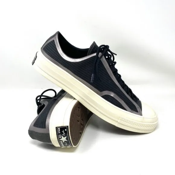 💖MEGA SALE💖Converse Women 170768C CHUCK 70 TAPE SEAM OX Black Canvas Low Shoes