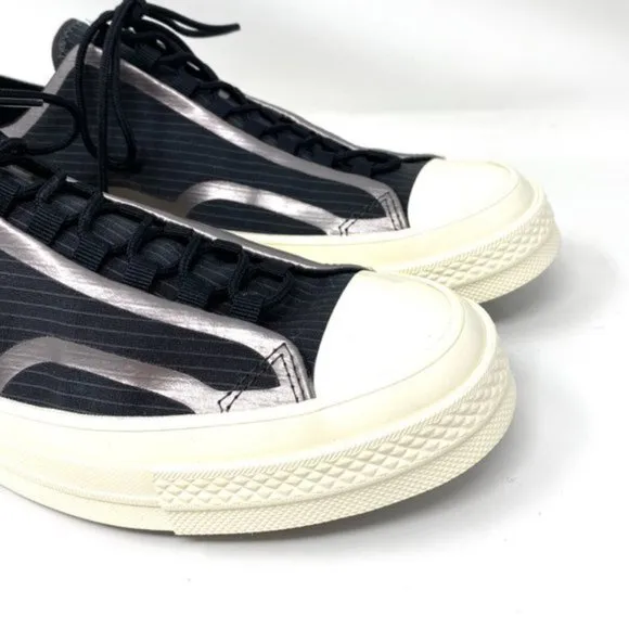 💖MEGA SALE💖Converse Women 170768C CHUCK 70 TAPE SEAM OX Black Canvas Low Shoes