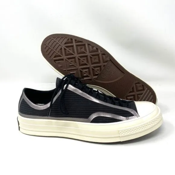 💖MEGA SALE💖Converse Women 170768C CHUCK 70 TAPE SEAM OX Black Canvas Low Shoes