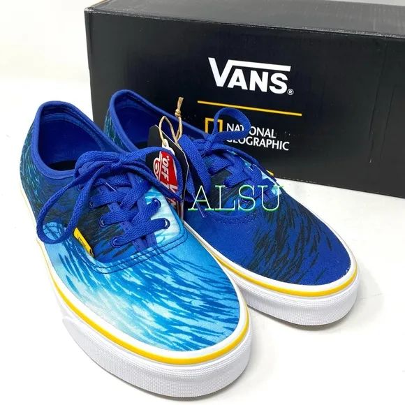 💖MEGA SALE💖VANS National Geographic Shoes Era Blue Women's 5.5 | 6 VN0A2Z5I002