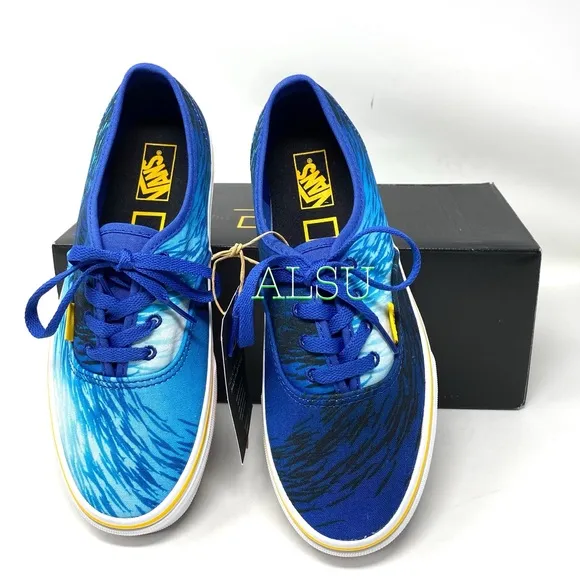 💖MEGA SALE💖VANS National Geographic Shoes Era Blue Women's 5.5 | 6 VN0A2Z5I002