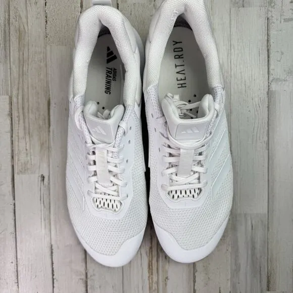 Men Adidas Dropset 3 Trainer Shoes Sneakers Size 17 White Gum ID8628 Training