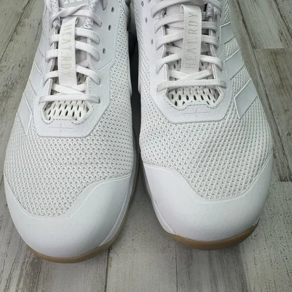 Men Adidas Dropset 3 Trainer Shoes Sneakers Size 17 White Gum ID8628 Training