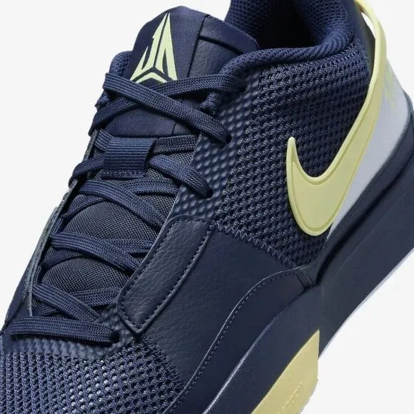 Mens 14 - Nike Ja 1 Murray State Navy Laser Orange Basketball Shoes FQ4796-402
