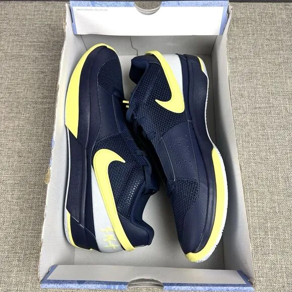 Mens 14 - Nike Ja 1 Murray State Navy Laser Orange Basketball Shoes FQ4796-402