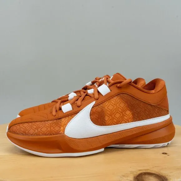 Mens 7.5 / Womens 9 - Nike Giannis Freak 5 TB PROMO Shoes Texas Longhorns NEW