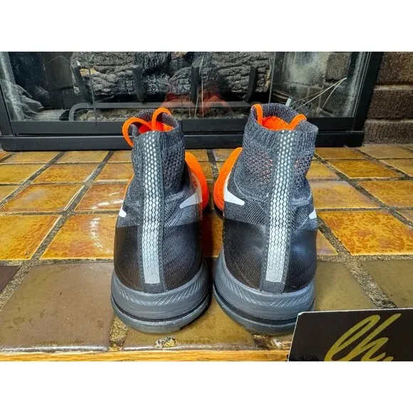 Mens 8.5 Nike Air Zoom All Out Flyknit Total Orange 2016 Running Shoes 844134800