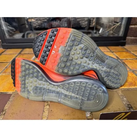 Mens 8.5 Nike Air Zoom All Out Flyknit Total Orange 2016 Running Shoes 844134800