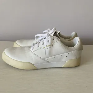 mens Adidas Adicross golf shoes sneakers white size 6.5