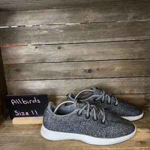 Mens Allbirds WR Wool Runners Heather‎ Gray Comfort Sneakers Shoes Size 11 M GUC