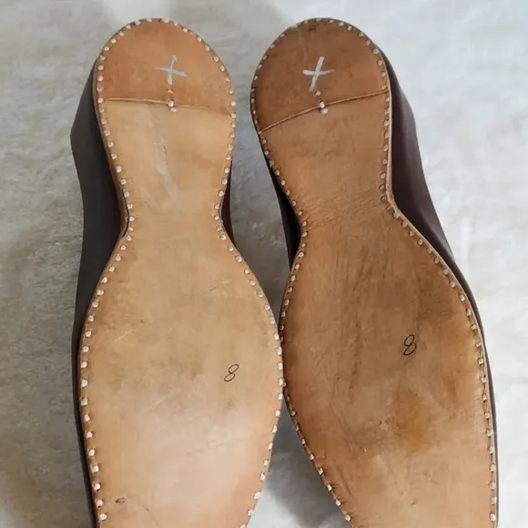 Men's Brown All Leather Handmade‎ Punjabi Jutti Shoes
