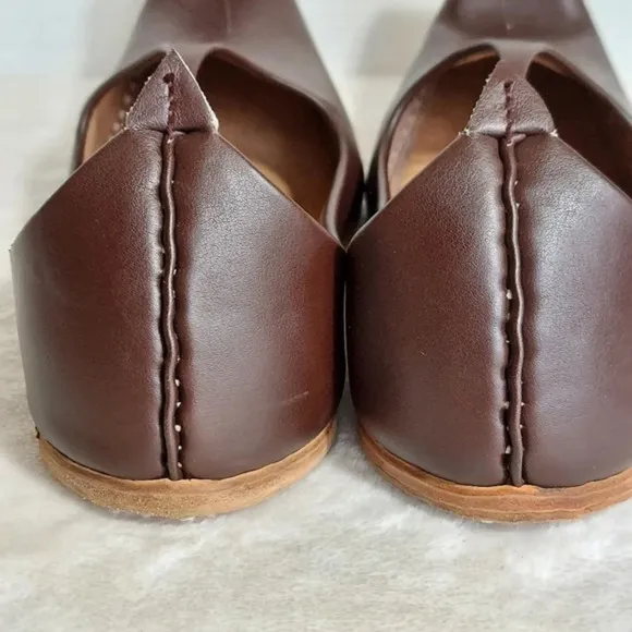 Men's Brown All Leather Handmade‎ Punjabi Jutti Shoes
