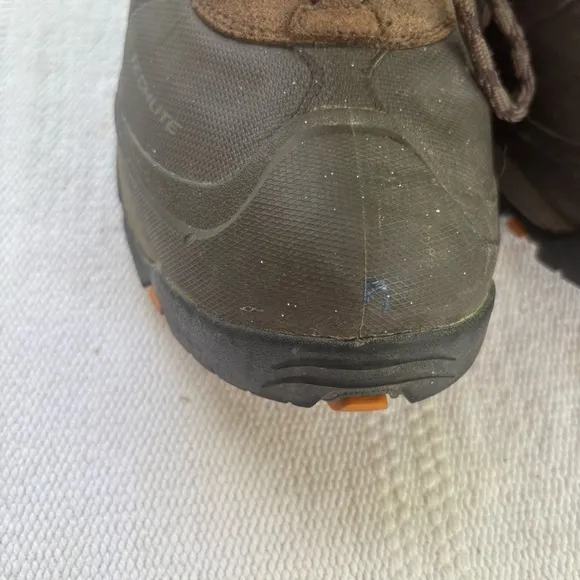 Mens Brown Columbia Waterproof Omni Heat 200 Gram Insulated Boots SZ 11 Techlite