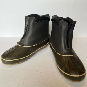 Men's Haband Ice House Boots Leather/Rubber With Steel Shank Brown Size 13EEE