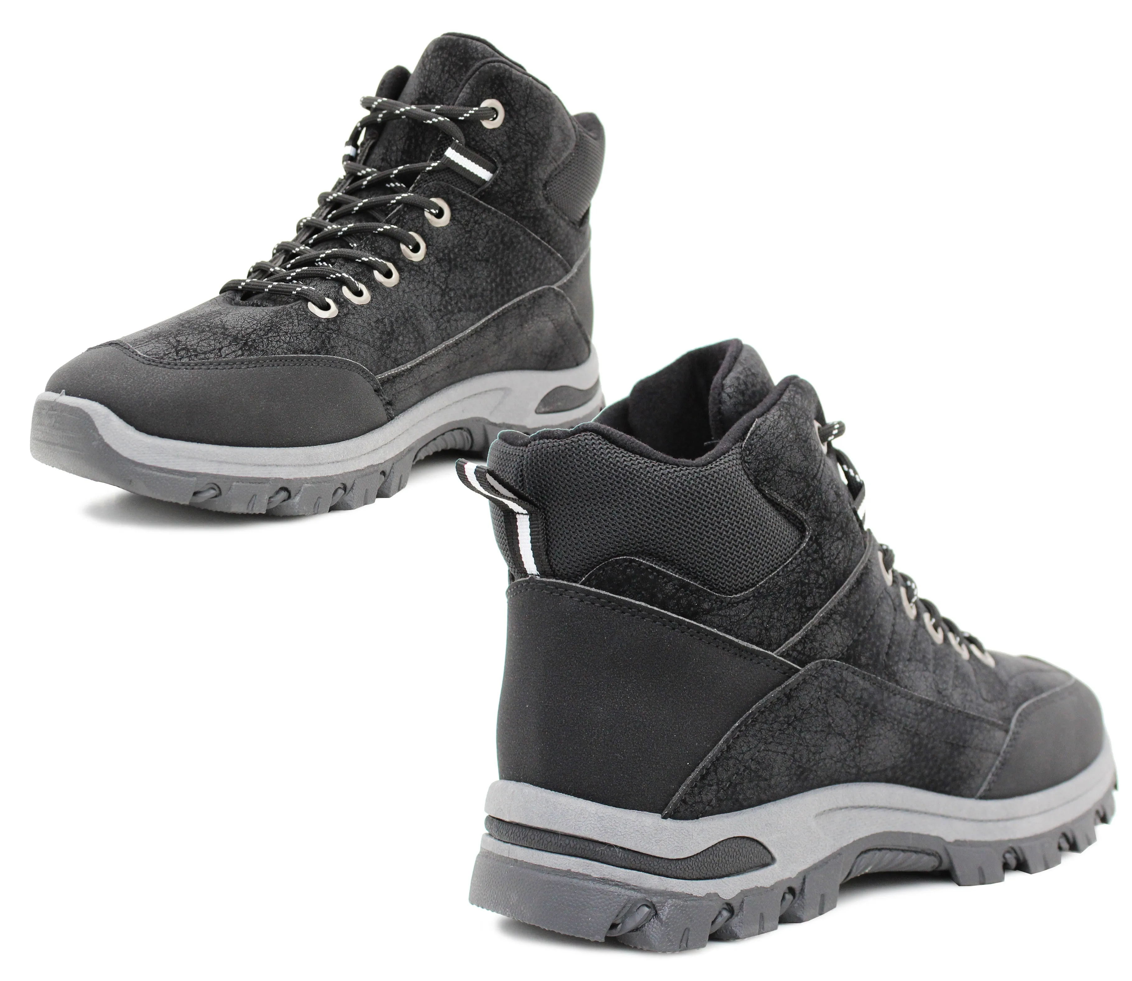 Mens Hiking Boots Outdoor Walking Hi Top Backpacking Trekking Ankle Boots