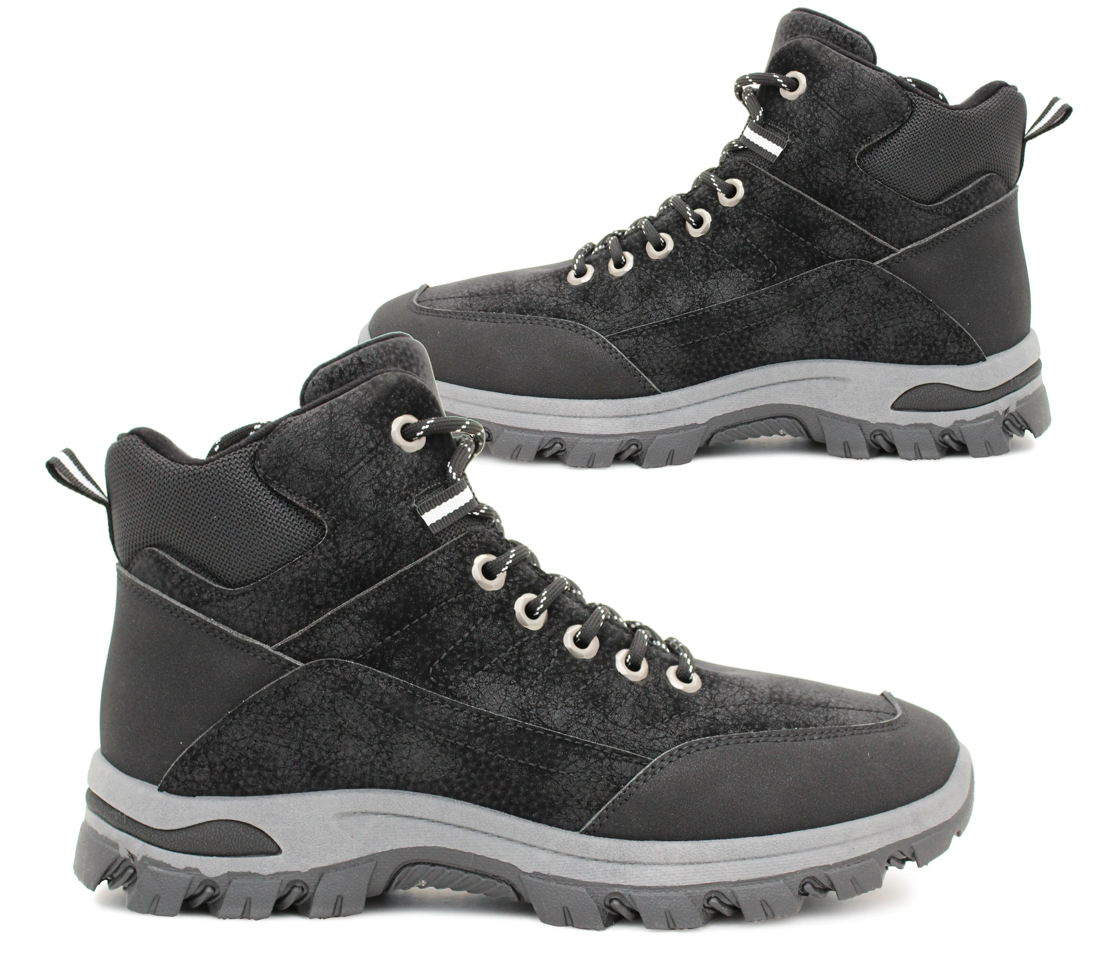 Mens Hiking Boots Outdoor Walking Hi Top Backpacking Trekking Ankle Boots