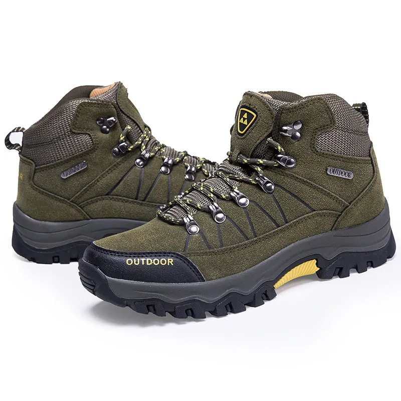 Men's Mid-Top Waterproof Non-Slip Hiking Shoes 4.5