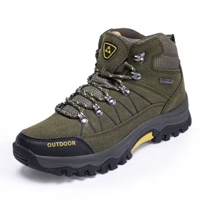 Men's Mid-Top Waterproof Non-Slip Hiking Shoes 4.5