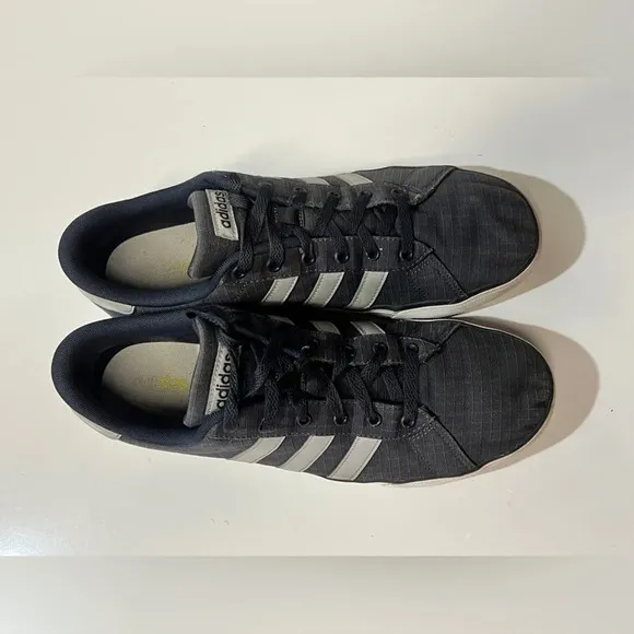 Men’s Navy ADIDAS with white stripes size‎ 10.5.