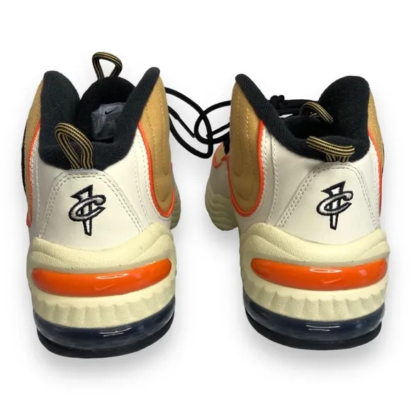 Mens Nike Air Penny II Mid Wheat Gold Sneakers Athletic Basketball Shoes Kicks