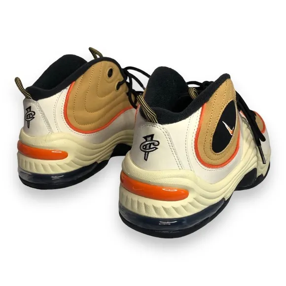 Mens Nike Air Penny II Mid Wheat Gold Sneakers Athletic Basketball Shoes Kicks