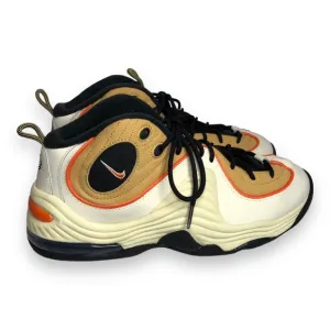 Mens Nike Air Penny II Mid Wheat Gold Sneakers Athletic Basketball Shoes Kicks
