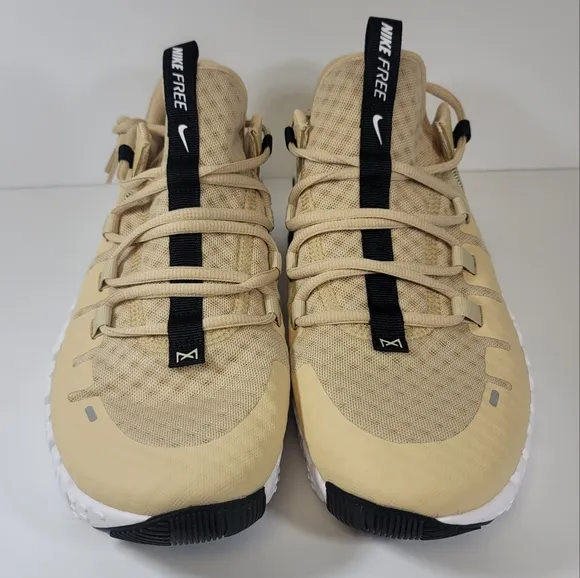 Mens Nike Free Metcon 5 TB Vegas Gold White Mens Training Shoes FN6616-701