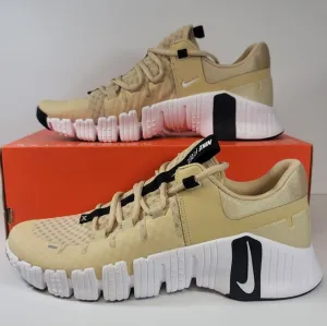 Mens Nike Free Metcon 5 TB Vegas Gold White Mens Training Shoes FN6616-701