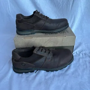 Men's Nunn Bush All Terrain Comfort Phillips Oxford Brown Shoes, Size 12W