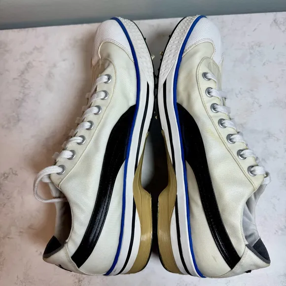 Men's Puma Club 917 Golf Shoes Size 12 White Blue Black