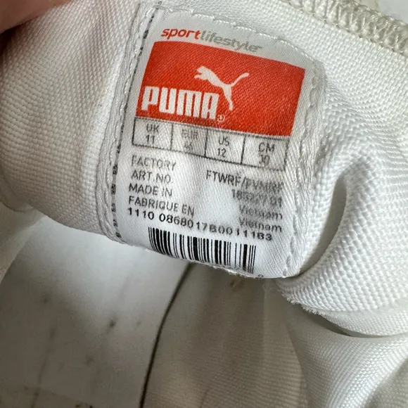 Men's Puma Club 917 Golf Shoes Size 12 White Blue Black