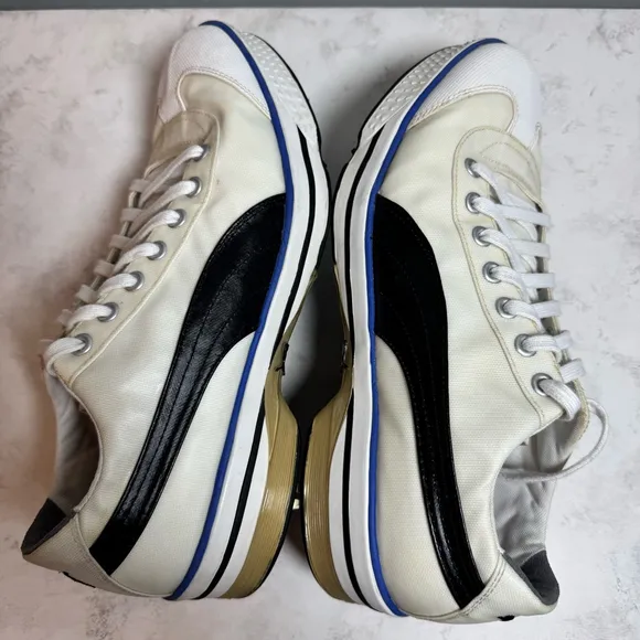 Men's Puma Club 917 Golf Shoes Size 12 White Blue Black