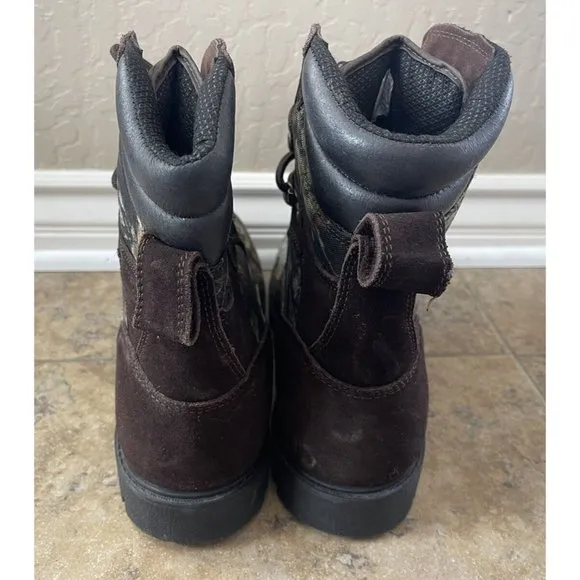 Mens size 14 Brahma Hunter Thinsulate Insulated Camo Boots Hunting