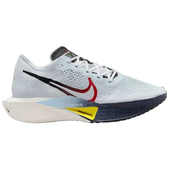 Mens Size 8.5 Nike ZoomX Vaporfly 3 Pure Platinum Psychic Blue Shoes Running