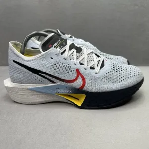 Mens Size 8.5 Nike ZoomX Vaporfly 3 Pure Platinum Psychic Blue Shoes Running