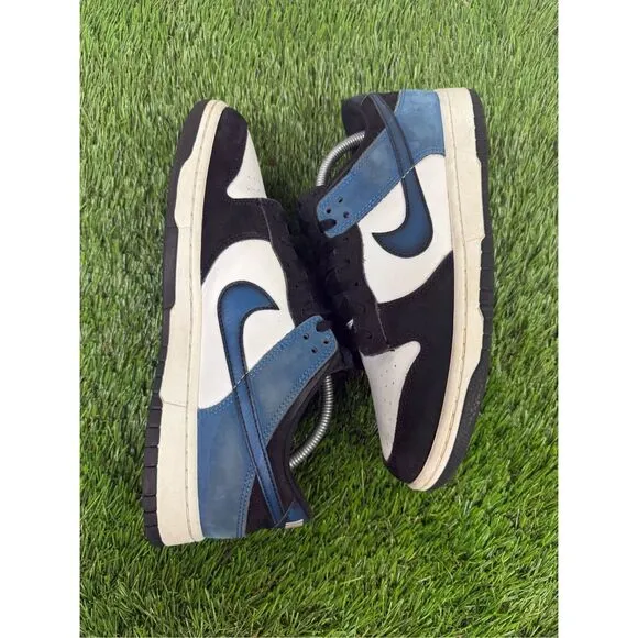 Men’s Size 9.5 - Nike Dunk Low Airbrush - Industrial Blue sneakers