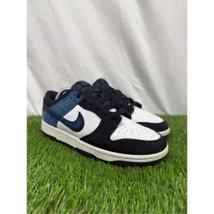 Men’s Size 9.5 - Nike Dunk Low Airbrush - Industrial Blue sneakers