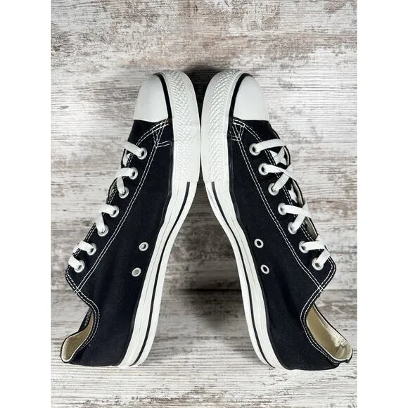 Men's Vintage Converse All Star Low Black Canvas Sneakers Sz 12