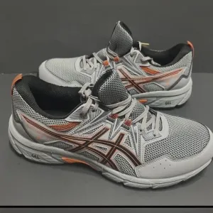 Mens WIDE 4E ASICS GEL VENTURE 8 Shett ROCK HABANERO ORTHOLITE Comfort Shoes