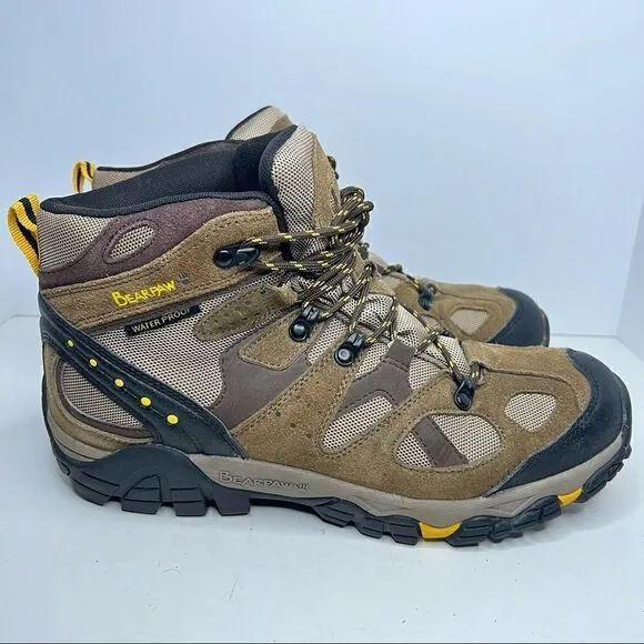 Mens Bearpaw Brock Waterproof Hiking Boots 9.5